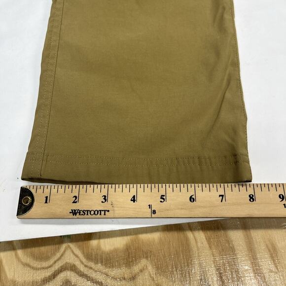 Orvis Tech Pants Mens 36x33 Tan Performance Cargo Pocket Flex Hiking Gorpcore - Picture 11 of 11